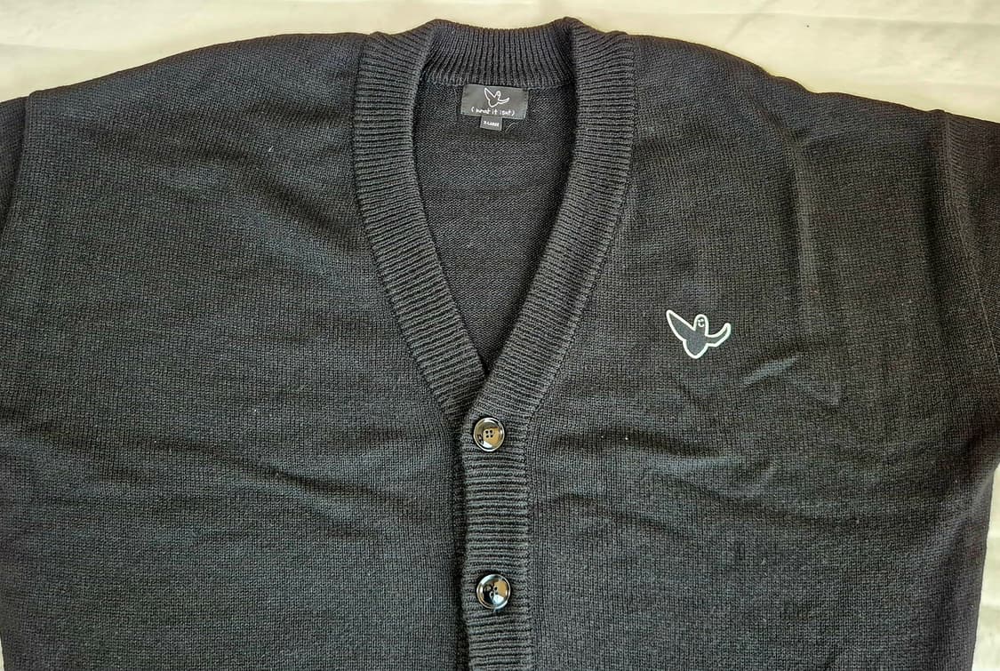 와릿이즌 엔젤 블랙와펜 가디건 XL 상품이미지3