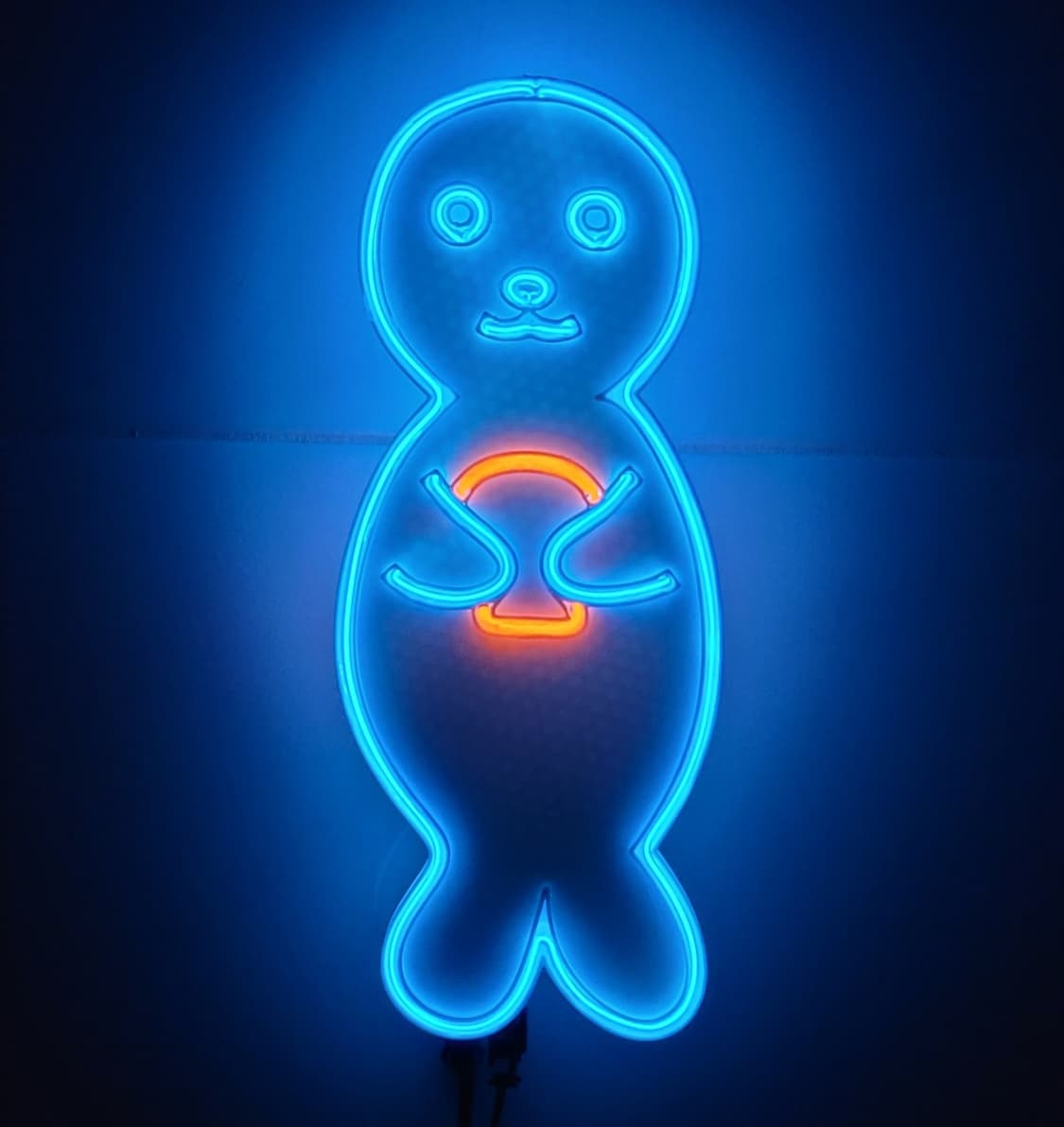 네온사인 해달 물개 물범 led 램프 무드등 조명 y2k 상품이미지1