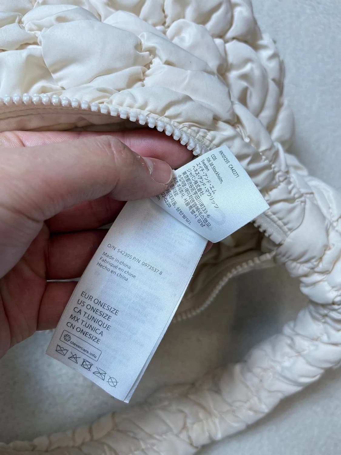 코스 COS 퀄티드 구름백 미니 가방 Q1285 상품이미지9