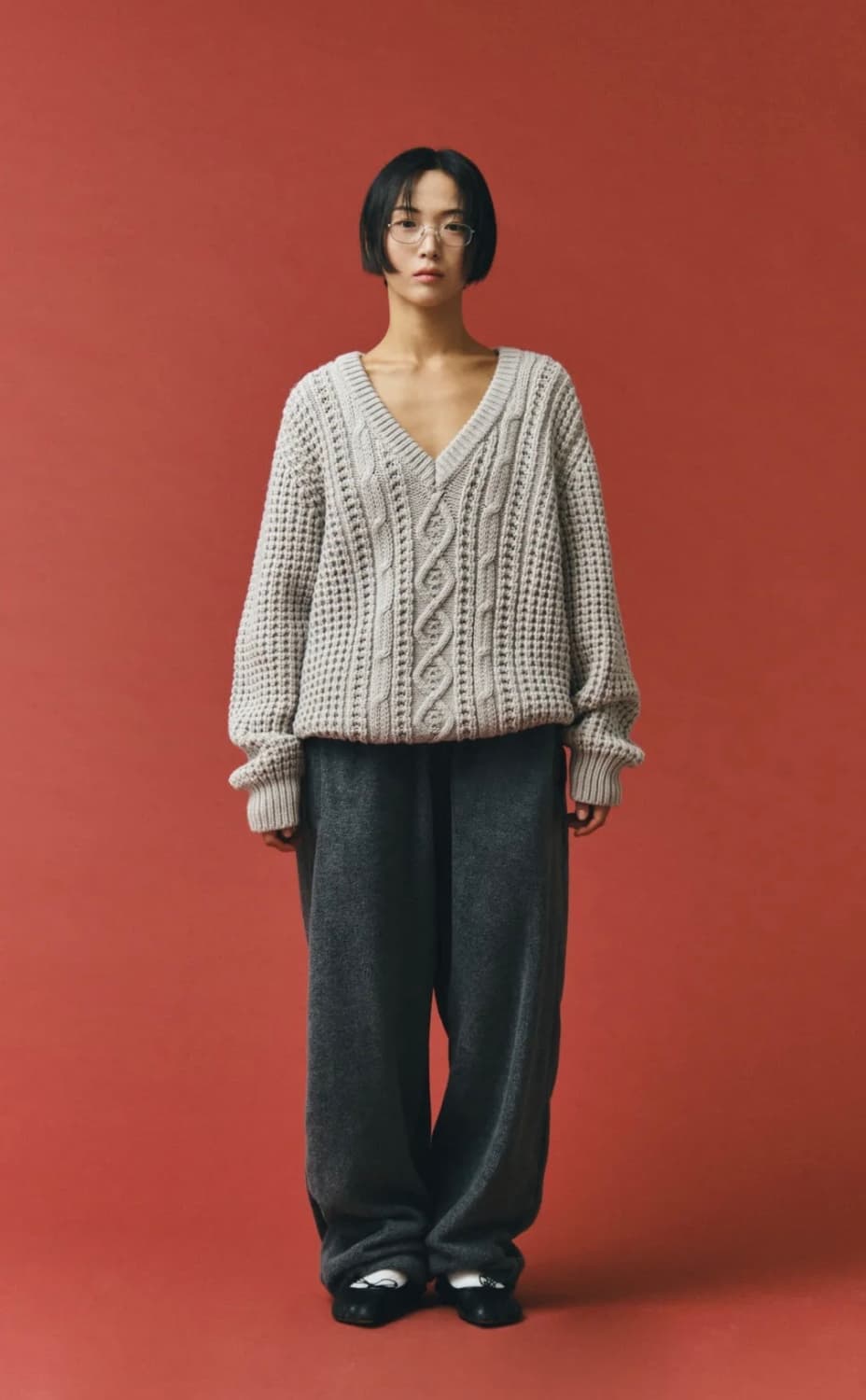 플리즈프로젝트 브이넥 니트 상품이미지4