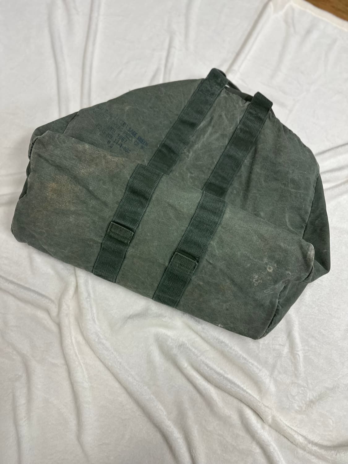 (OS)미공군 오리지널 밀리터리 캔버스 키트백 상품이미지10