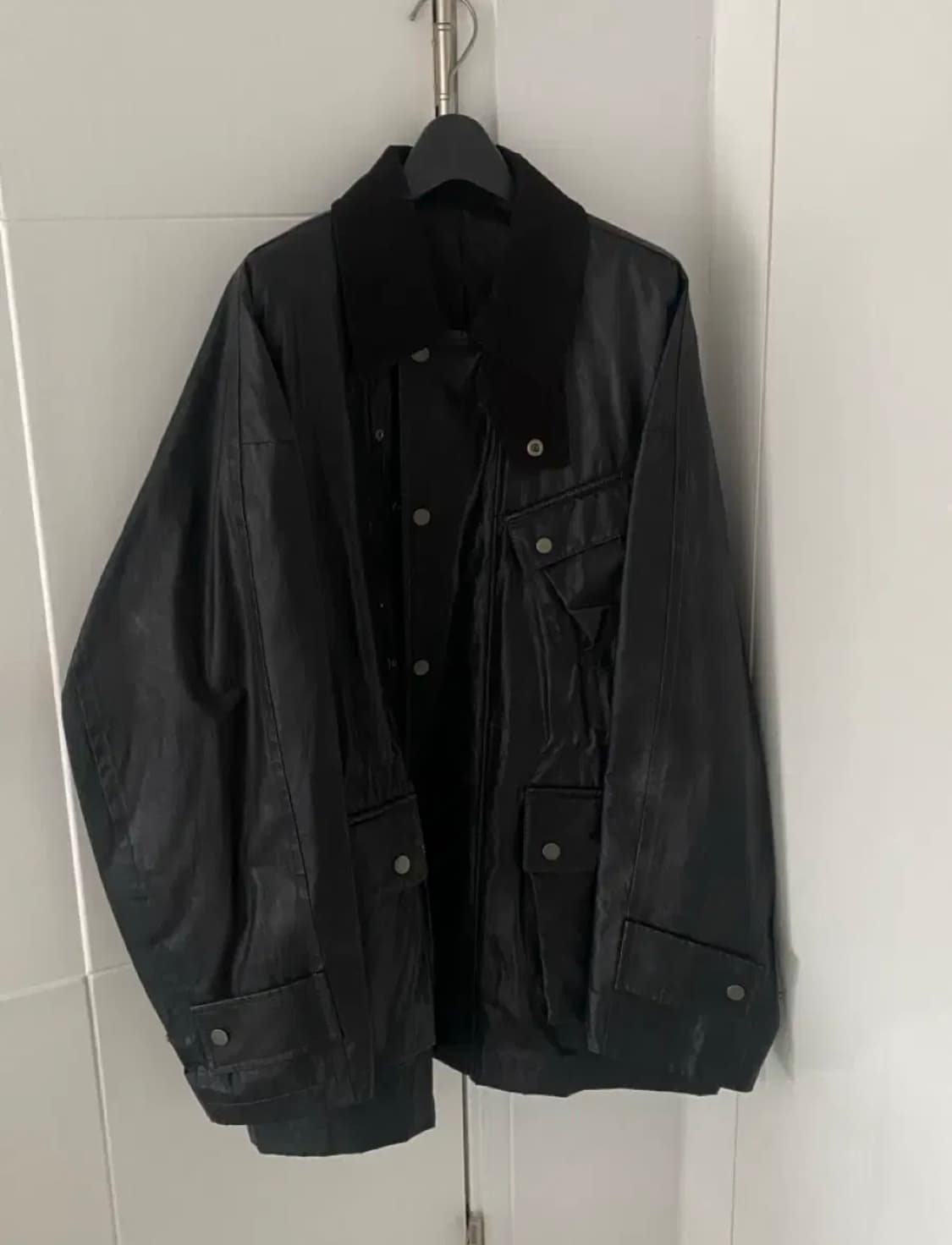 쿠어 카본코팅 멀티포켓 헌팅자켓 블랙 m 상품이미지1