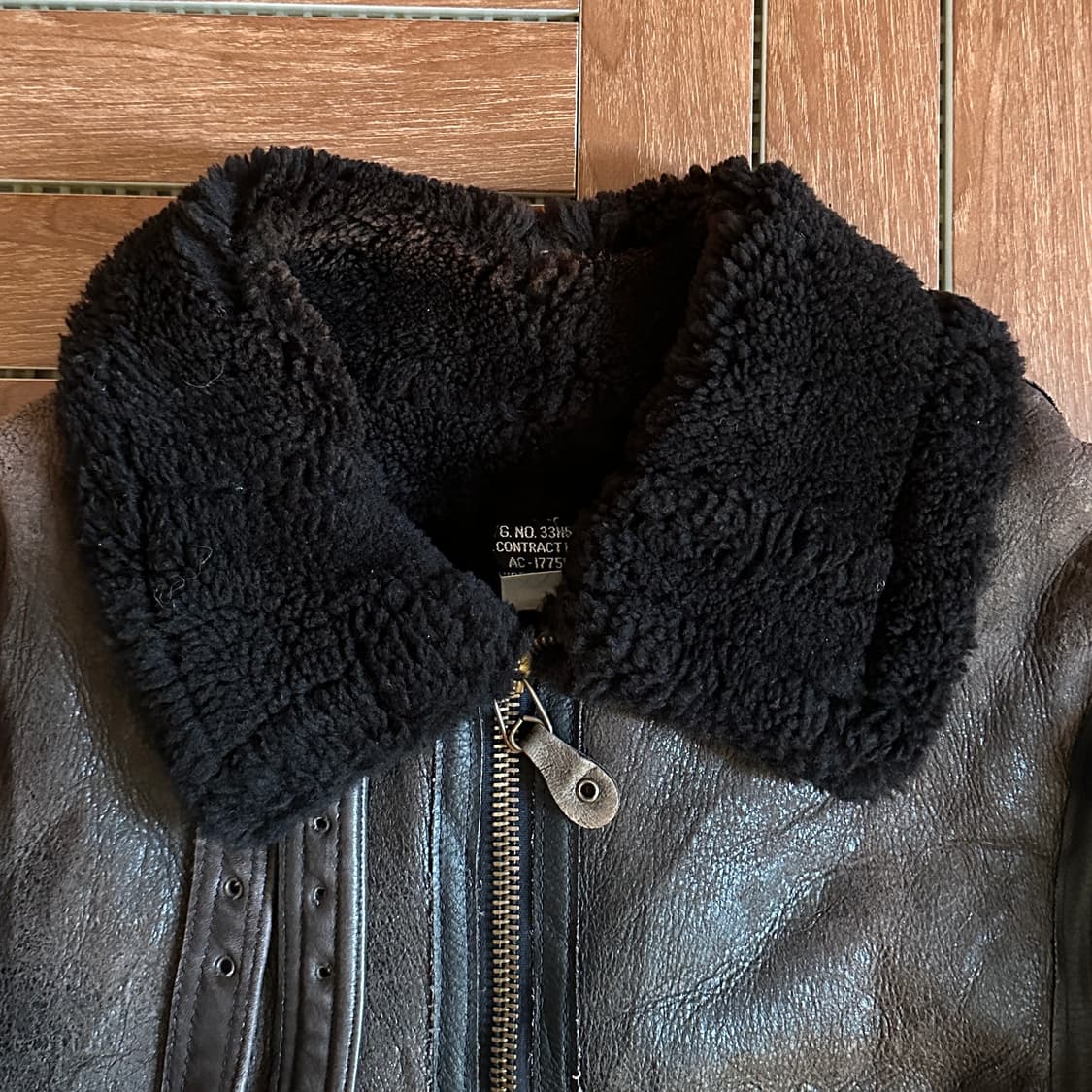 80‘s Avirex B-3 usa mouton flight jacket 상품이미지4