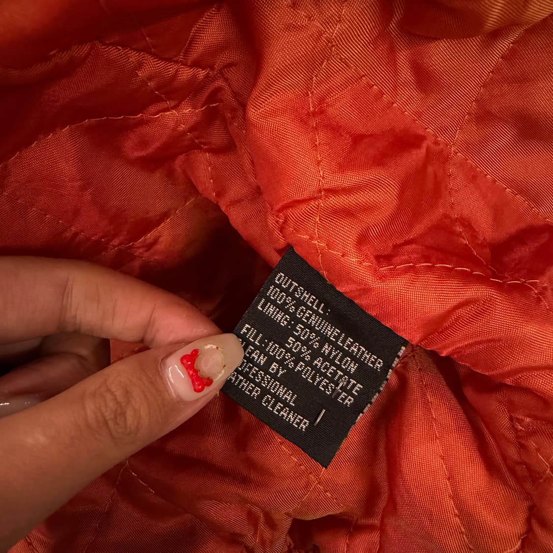 [ 정품/L ] 아비렉스 빈티지 바시티 레더 가죽 자켓 상품이미지6