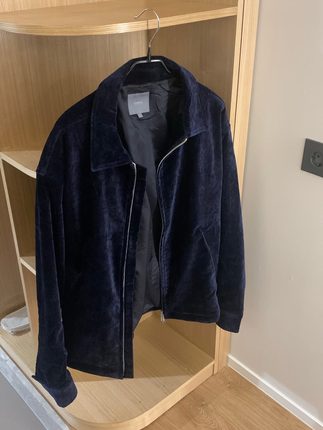 발루트 벨벳 블루종 네이비 새상품 상품이미지10