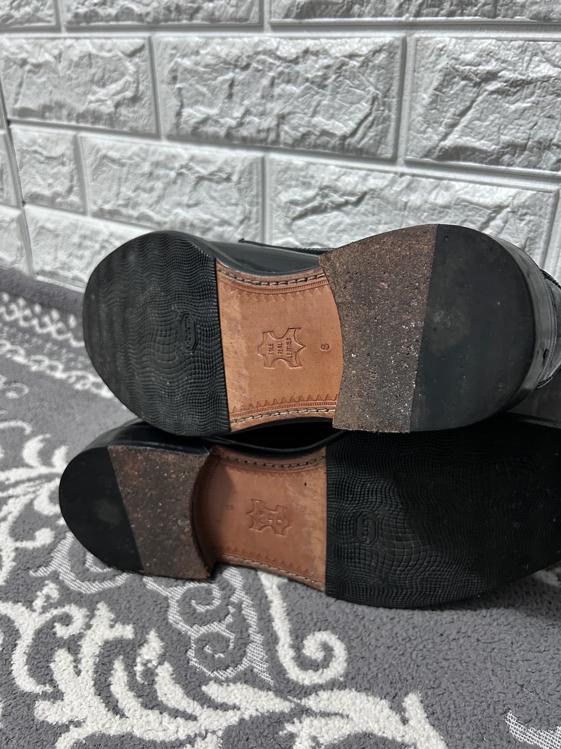 페이던트 레더 레이스업 부츠 상품이미지6