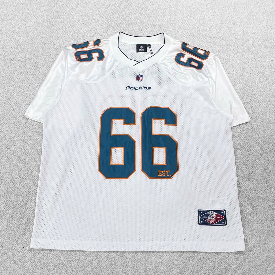 NFL 마이애미 돌핀스 져지 반팔 화이트 상품이미지1