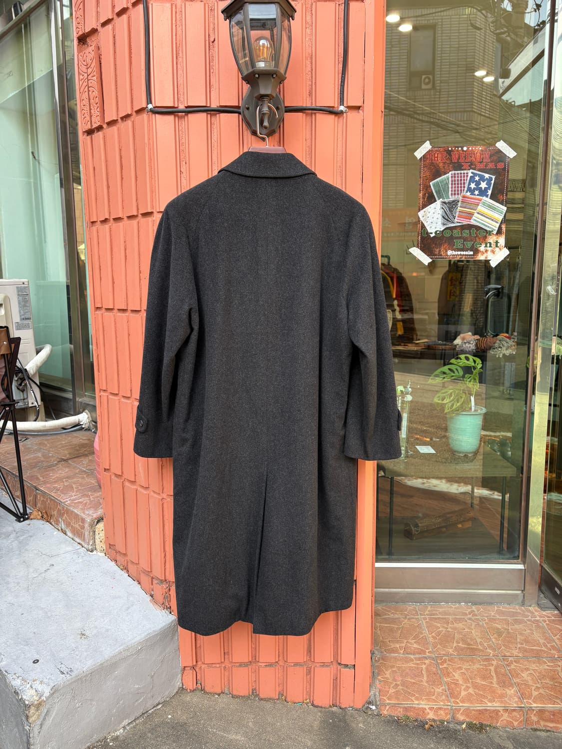 Japanese Vintage 울 100% 맥코트 상품이미지4