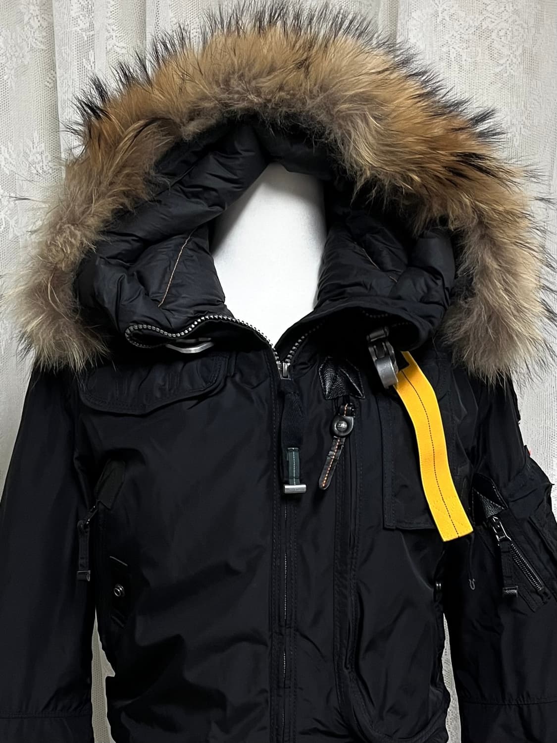 XS) 21FW 파라점퍼스 고비 패딩 점퍼 블랙 상품이미지2