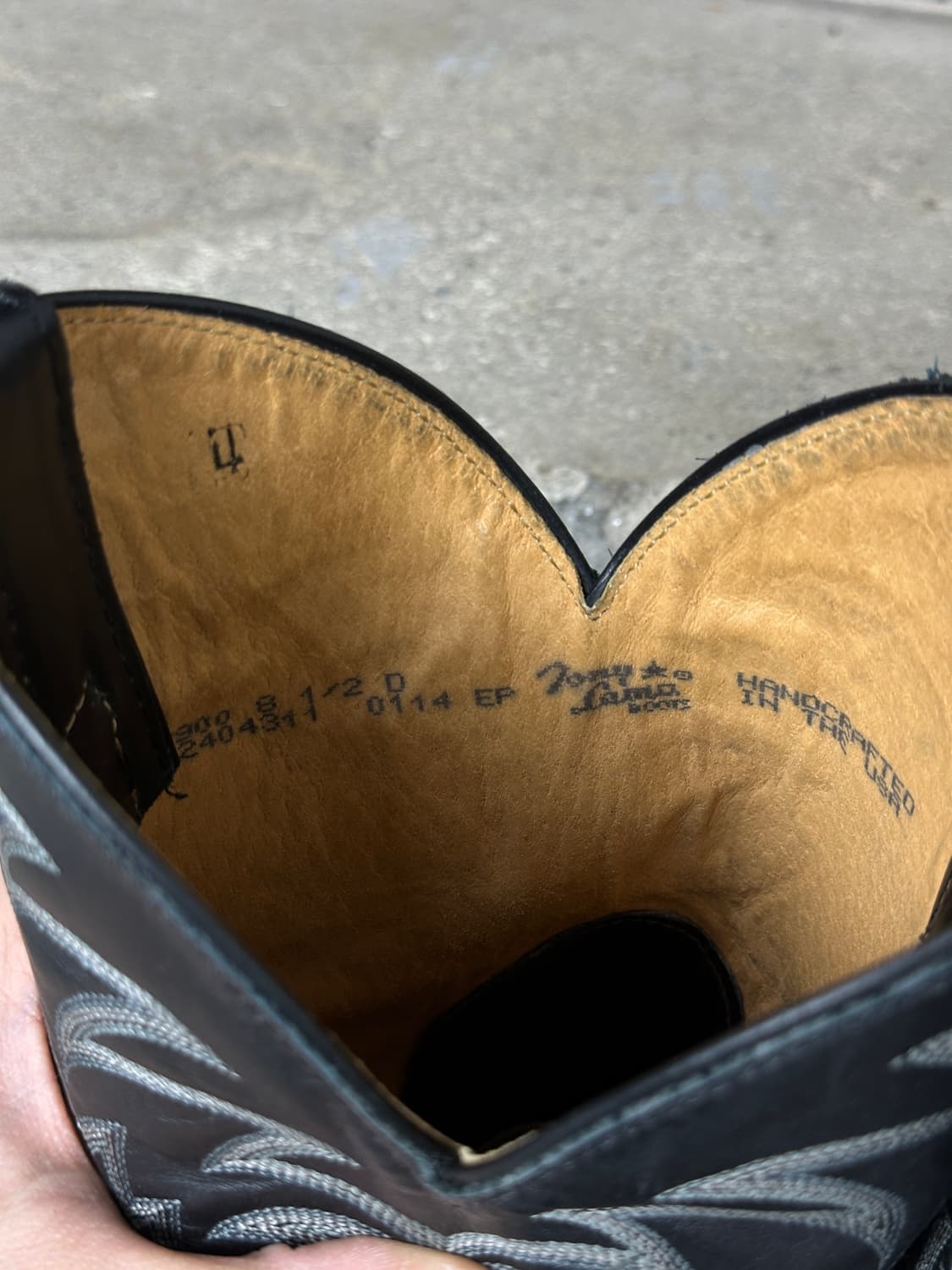 USA Made 토니라마 카우보이 웨스턴 부츠 상품이미지8