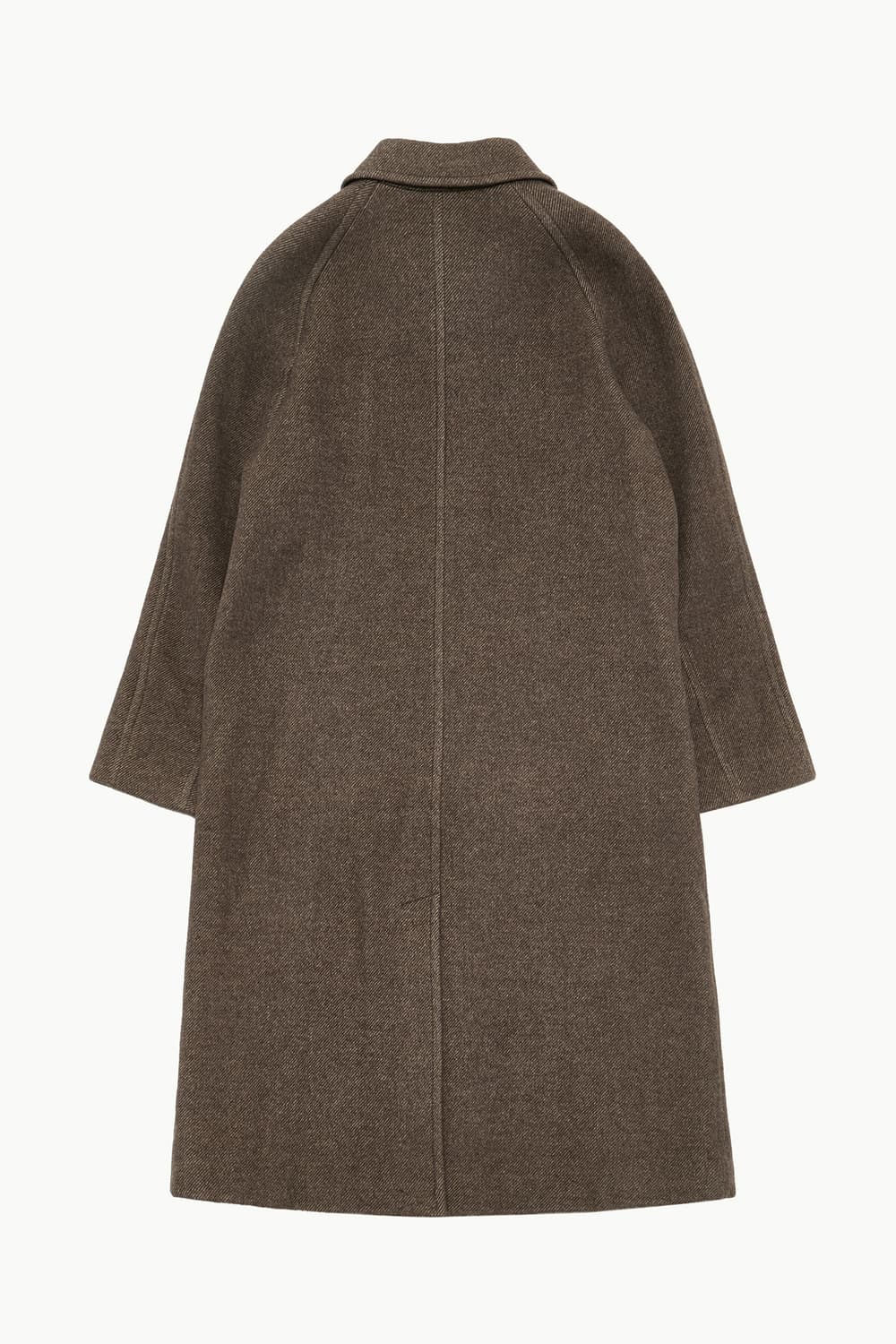 [판매] 아모멘토 24FW 울 래글런 코트 브라운 L 상품이미지2