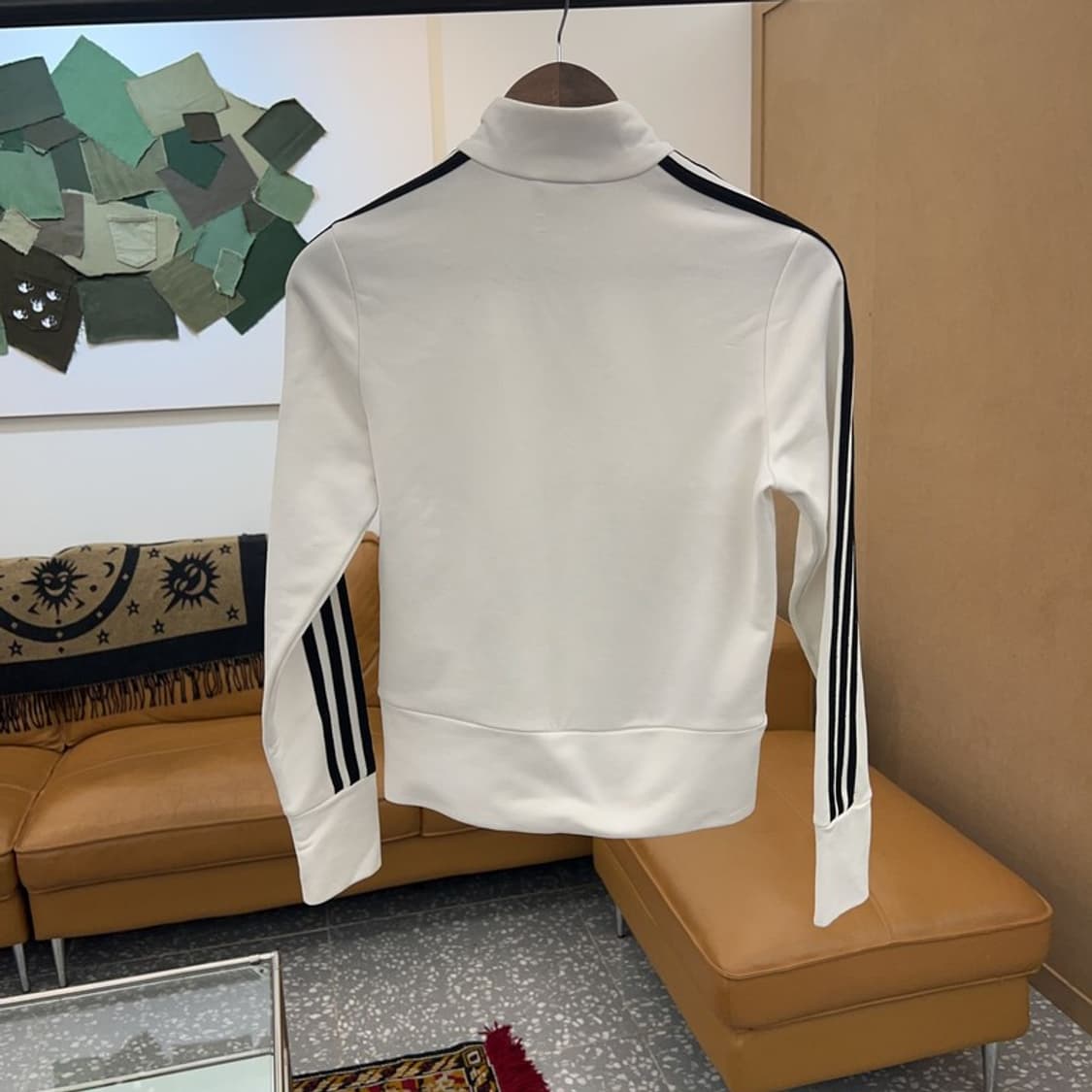 아디다스 검흰 삼선 트랙탑 집업 져지 85 C04895  상품이미지2