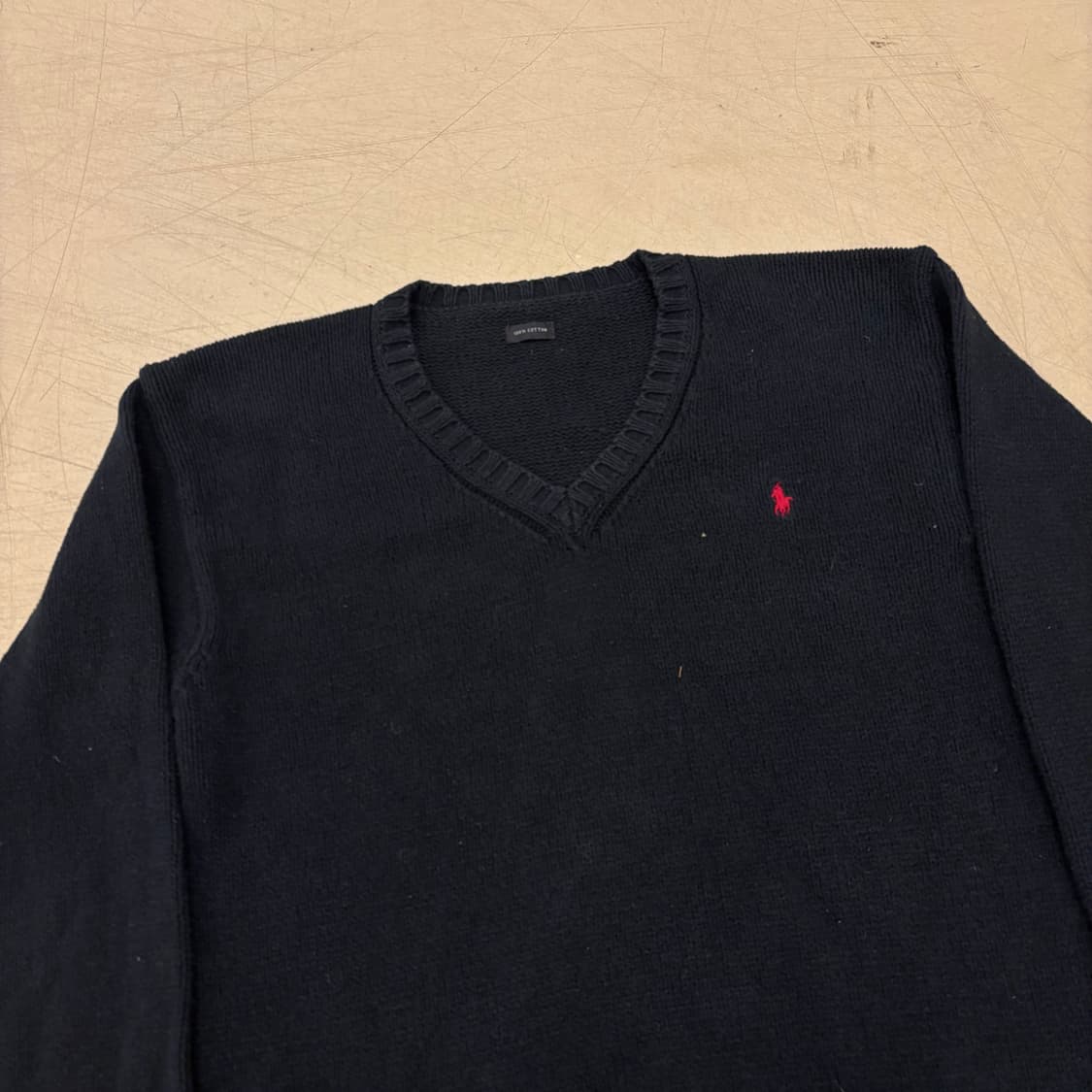 폴로 랄프로렌 네이비 포니 브이넥 니트 상품이미지2