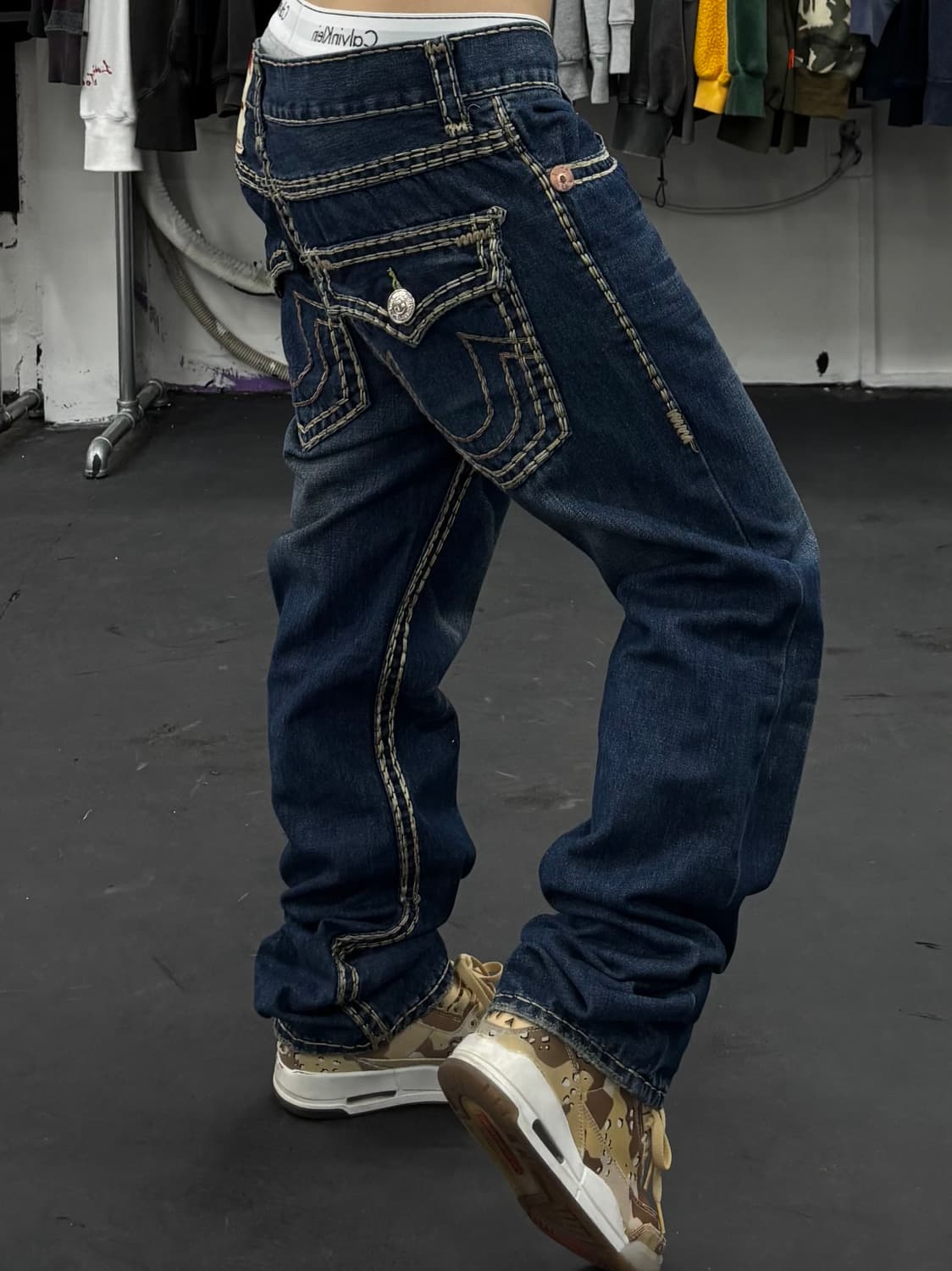 트루릴리전 슈퍼 티 데님팬츠 상품이미지2