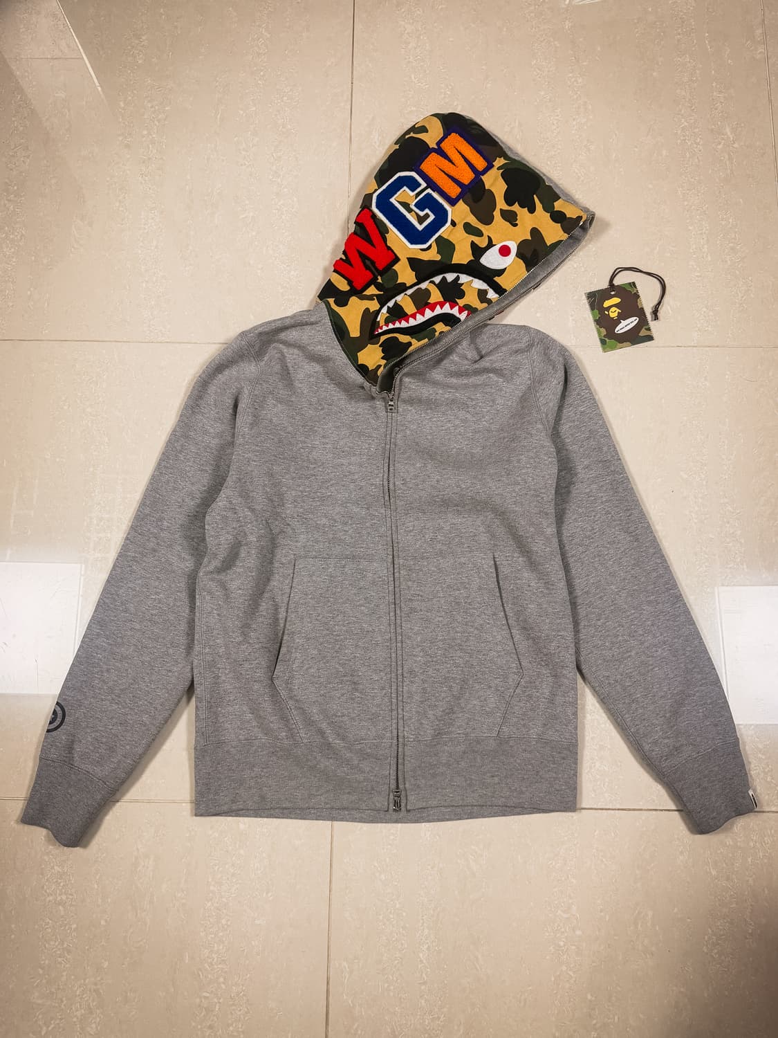 (L) Bape 베이프 샤크 풀 후드집업 상품이미지1