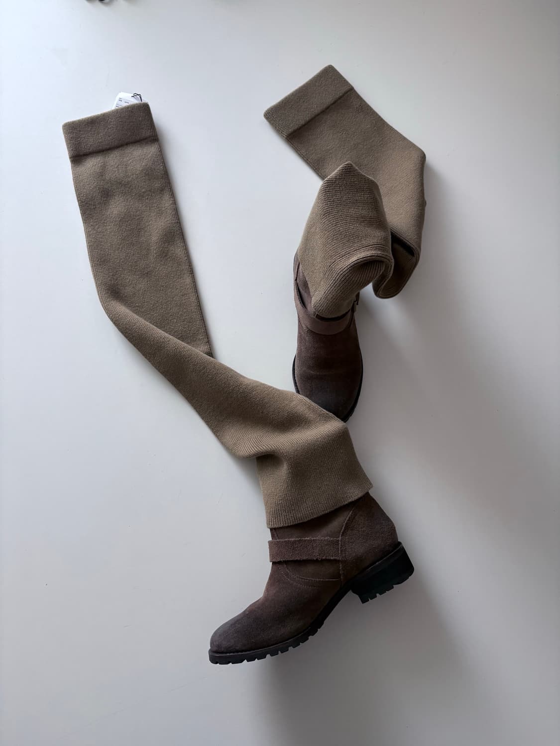 하이크 레이어드 니트 레그워머 상품이미지3