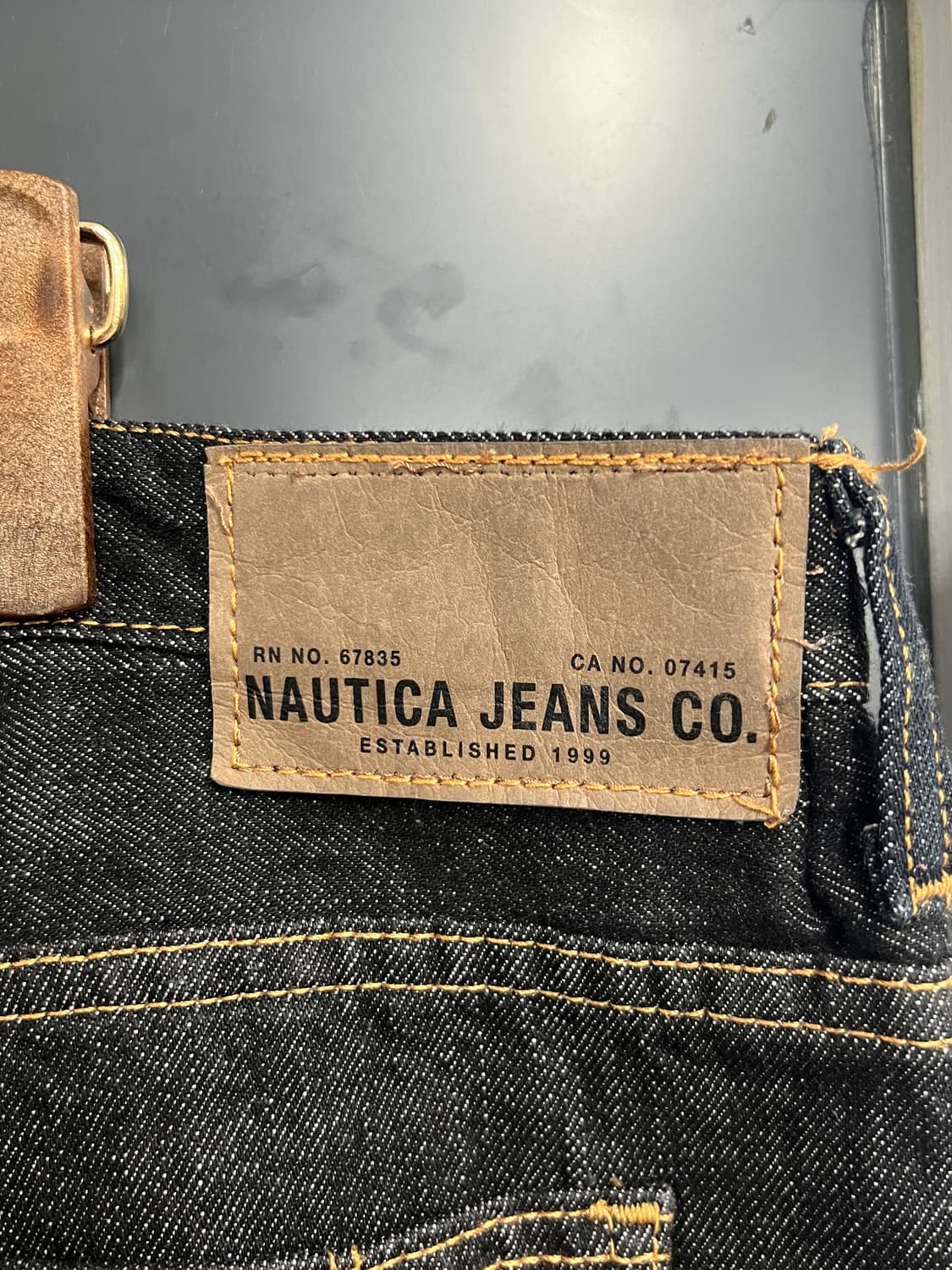 Nautica 노티카 진스 루즈핏 흑청 데님 팬츠 상품이미지6