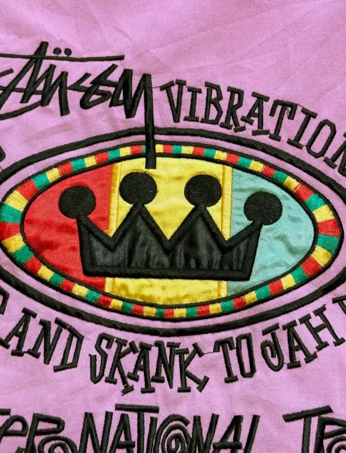 80s 스투시 빈티지 라스타 집업 후드 상품이미지5