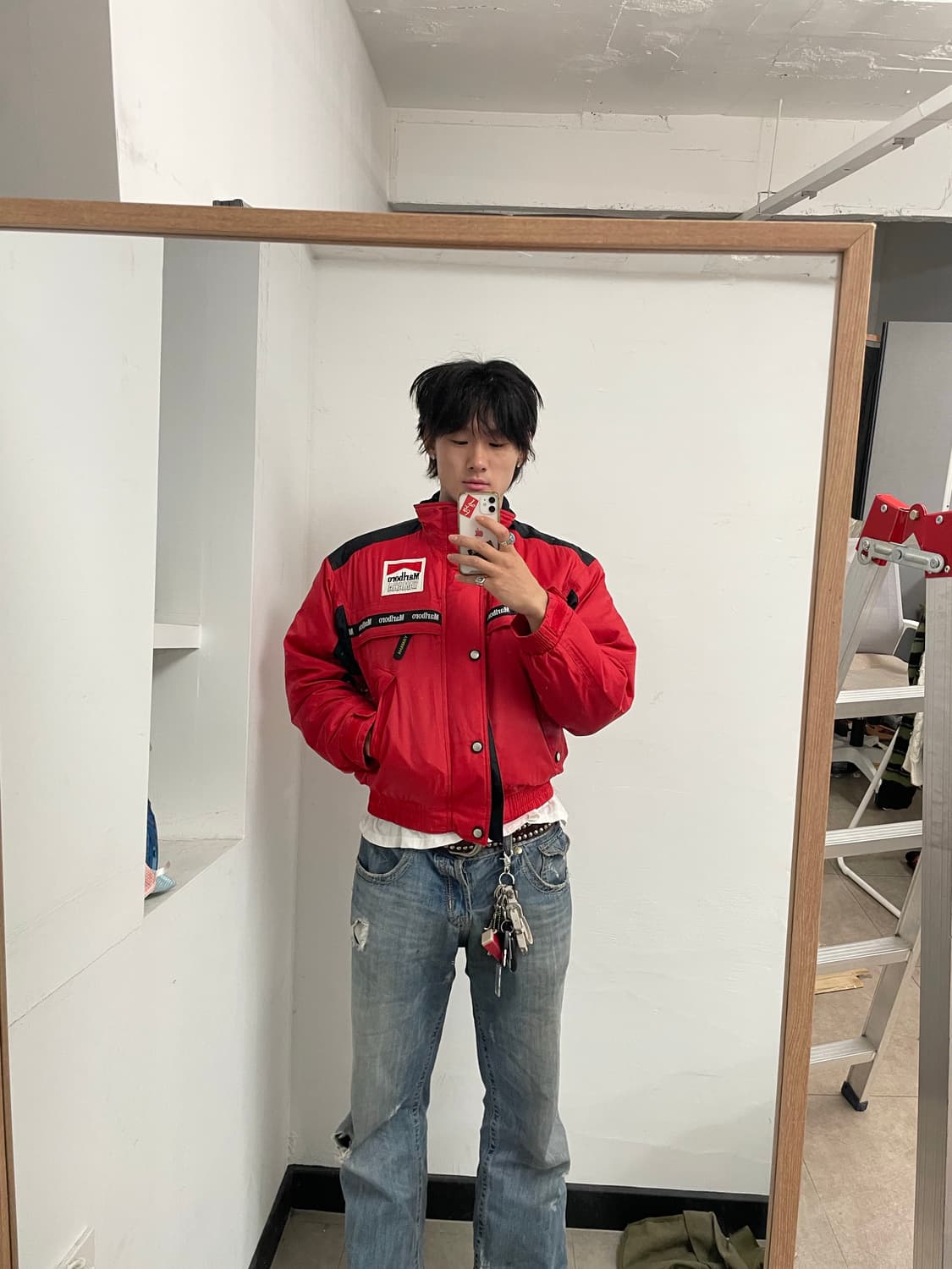 야마하x말보로 레이싱 봄버 자켓 상품이미지1