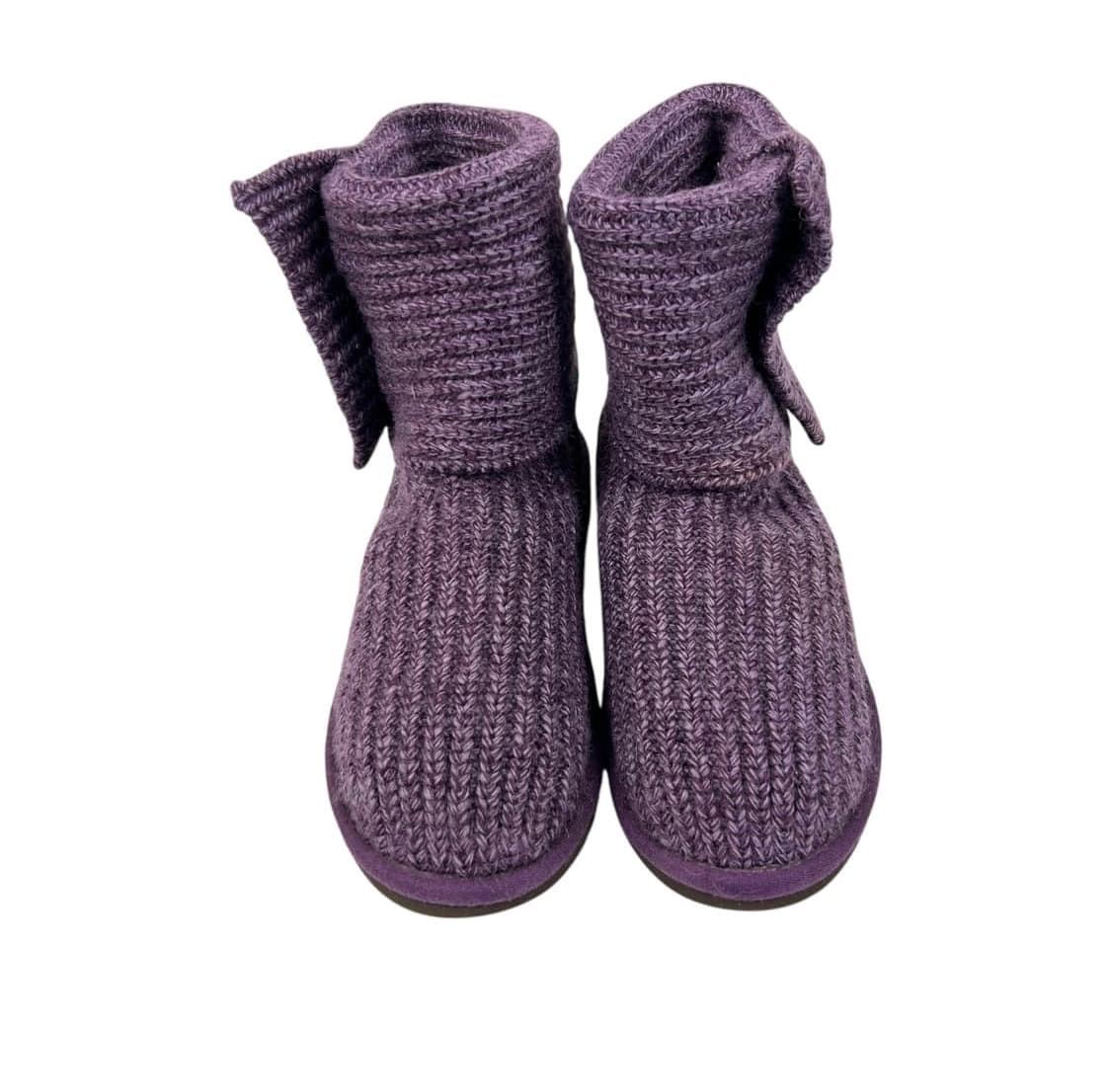 230 W ugg 어그 클래식 카디 니트 부츠 퍼플 상품이미지5