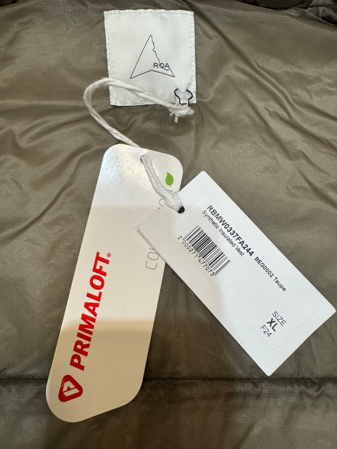 [XL] 로아 신세틱 인슐레이티드 패딩 베스트 토프 상품이미지7