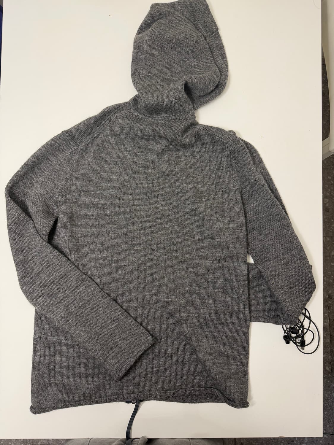 꼼데가르송옴므 니트후드집업 상품이미지3