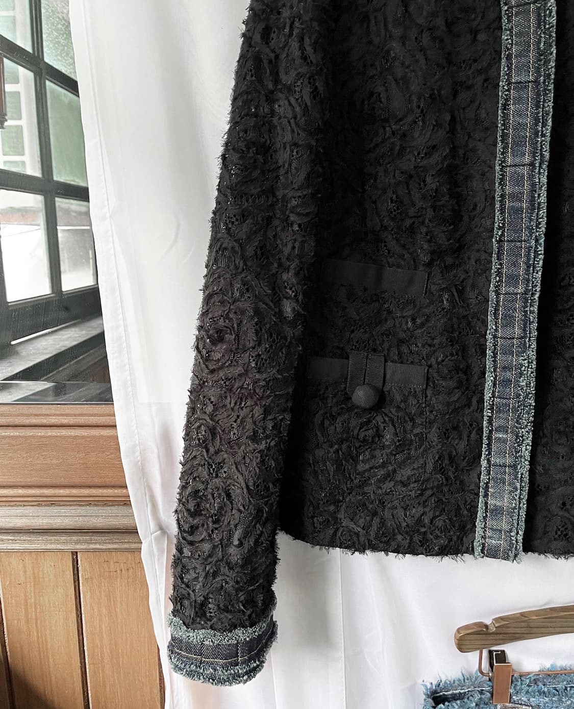 DOLCE&GABBANA denim point lace jacket 상품이미지5