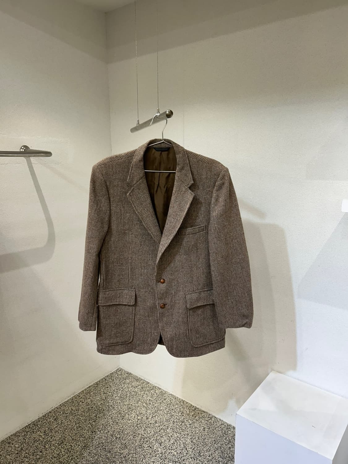 해리스트위드 헤링본 울 블레이저 자켓 상품이미지1