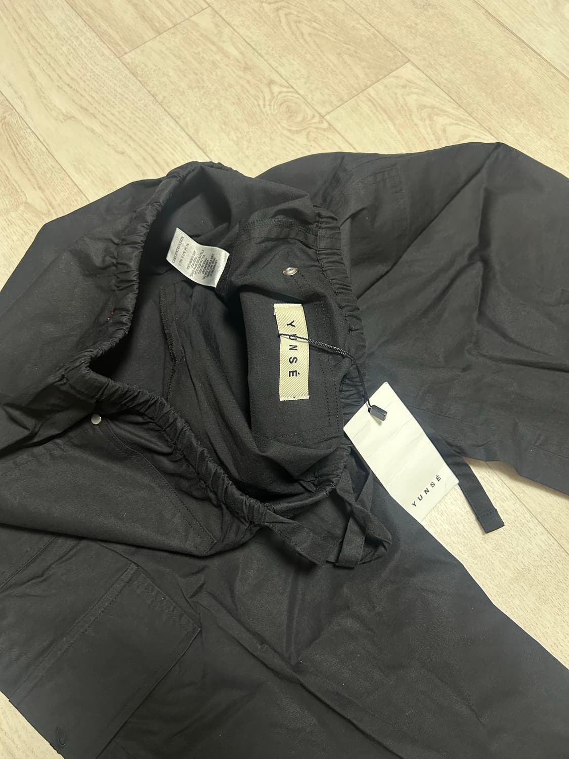 윤세 yunse string  pants black 상품이미지5