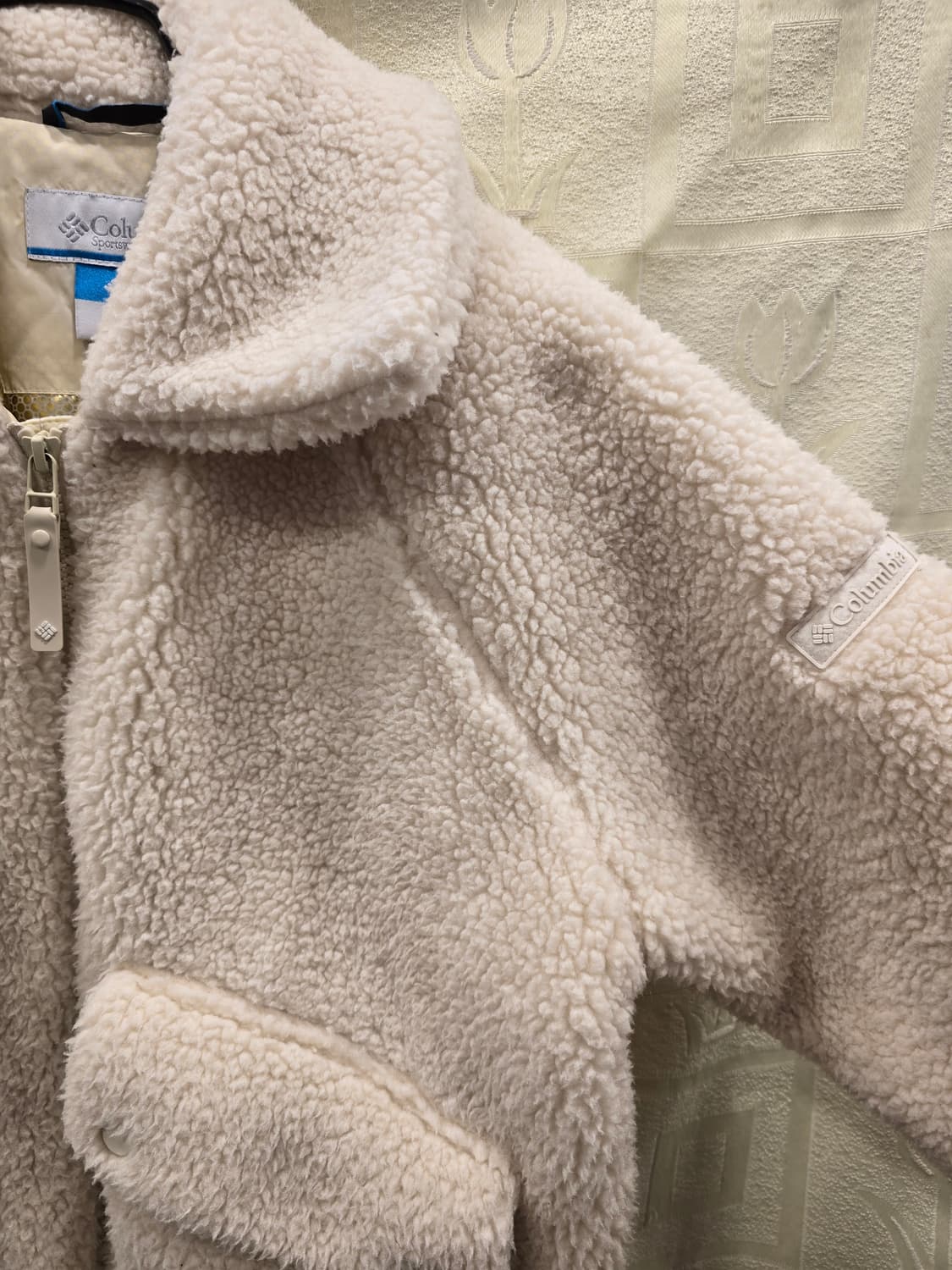 컬럼비아 옴니히트 뽀글이 자켓 아이보리 S 상품이미지3