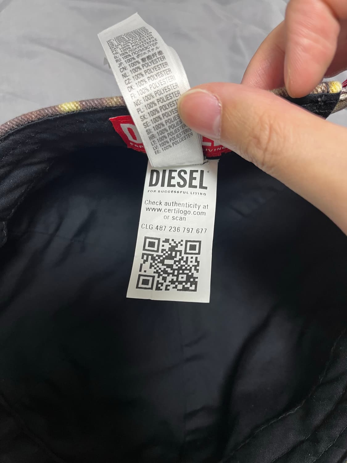 디젤 C 아렌 볼캡 사이즈2 상품이미지5