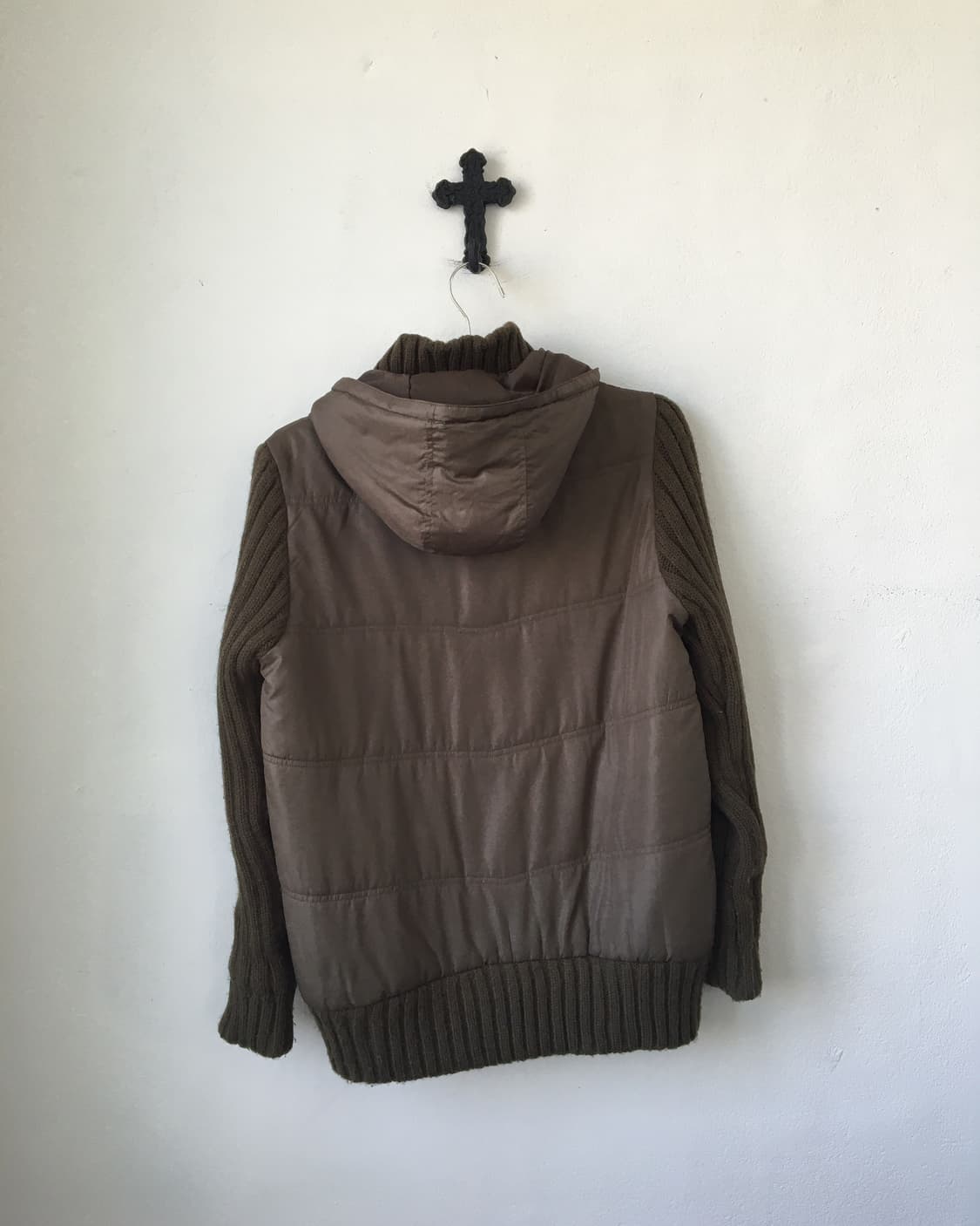 khaki high neck jacket 상품이미지2
