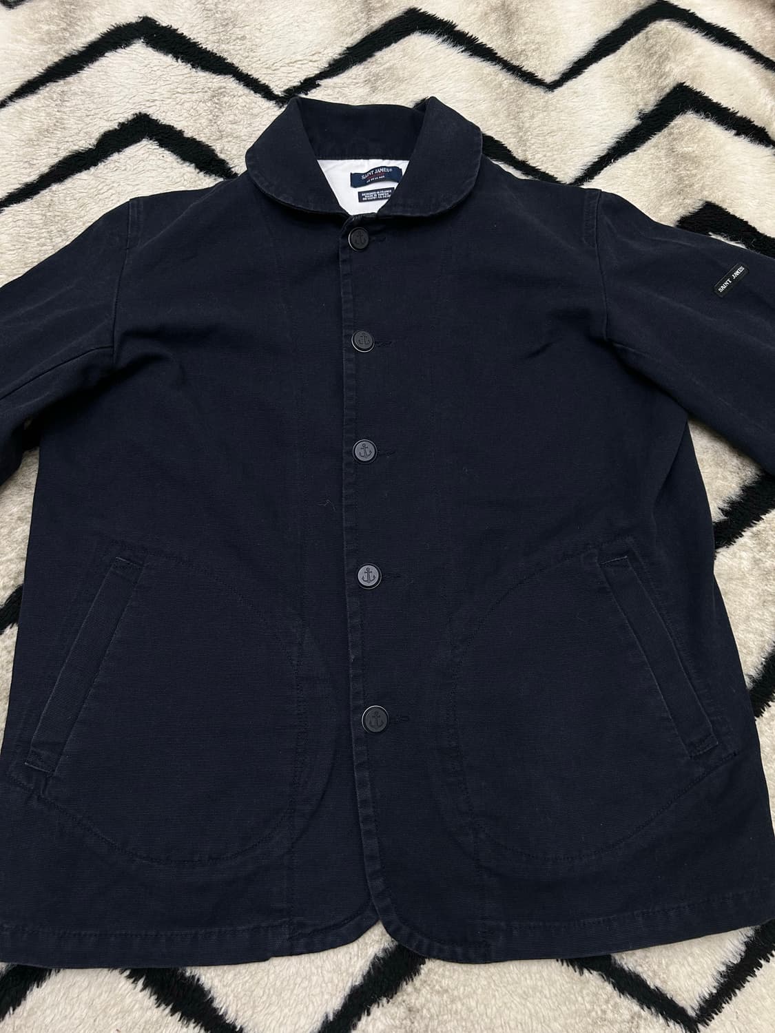 [S]세인트제임스 코튼 마린자켓/짙은네이비 상품이미지4