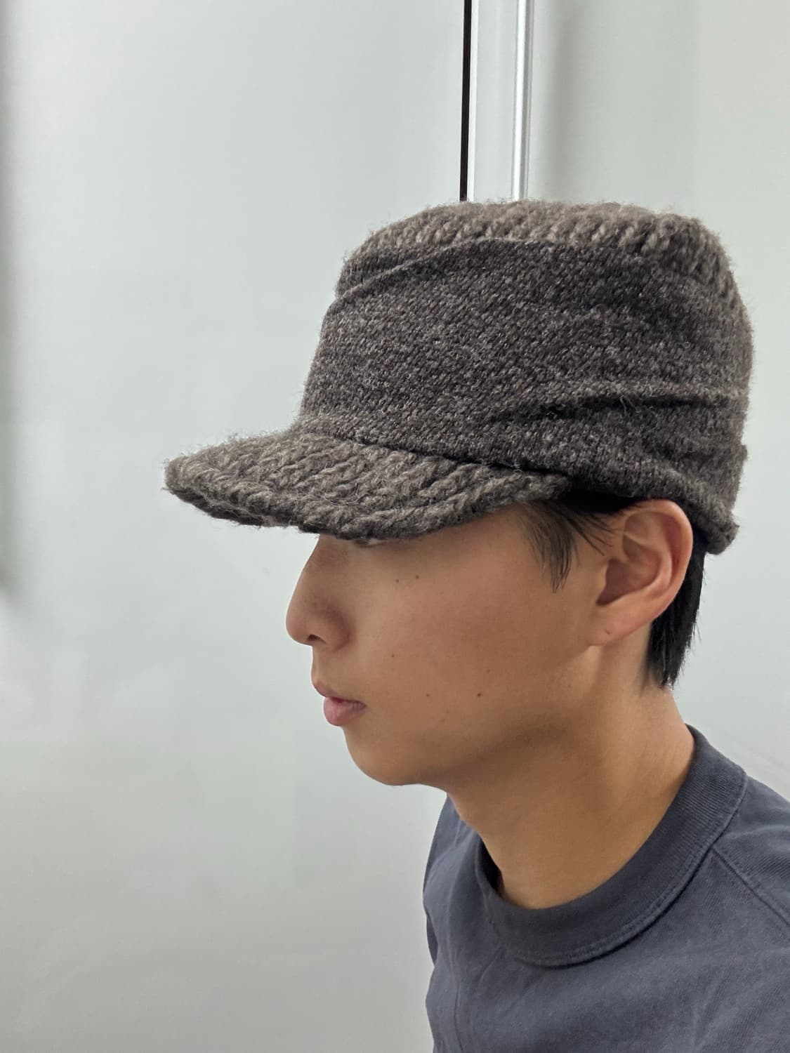 Ca4la 니트 드레이프 캡 상품이미지1