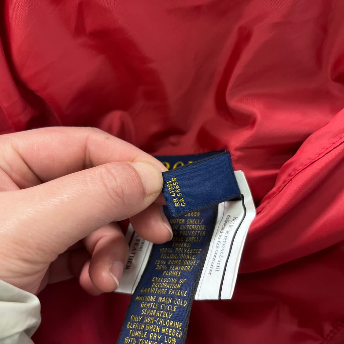 105 폴로랄프로렌 리버시블 구스다운 조끼패딩 상품이미지9