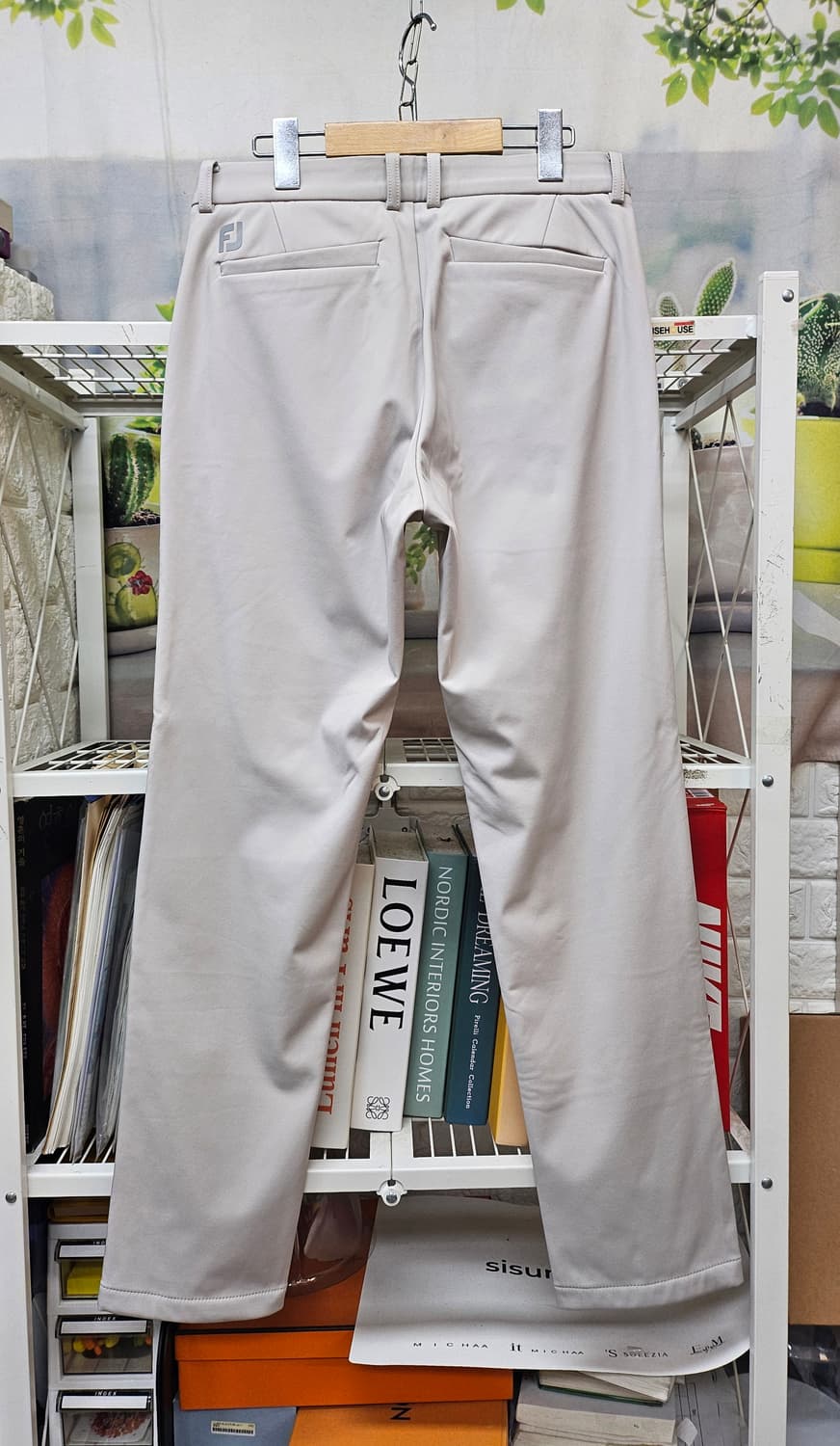 풋조이 남성골프바지 29 겨울골프바지 기모바지 슬림핏 MM09 상품이미지3