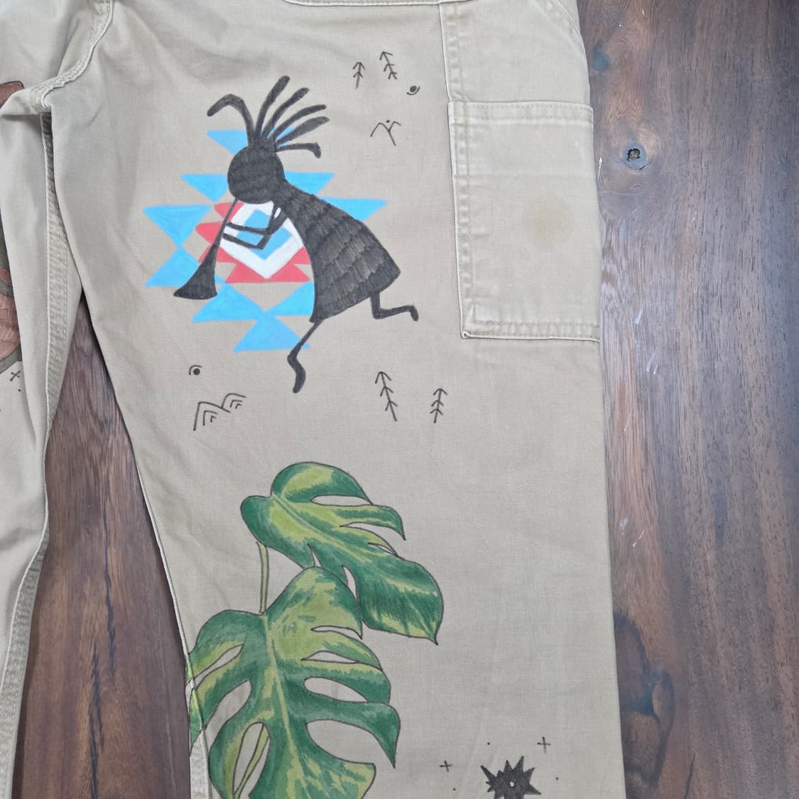 칼하트 핸드드로잉 팬츠 상품이미지7