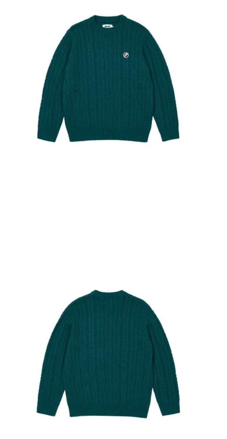(중고/L) 팔라스 21ss 케이블니트 그린 L 상품이미지1