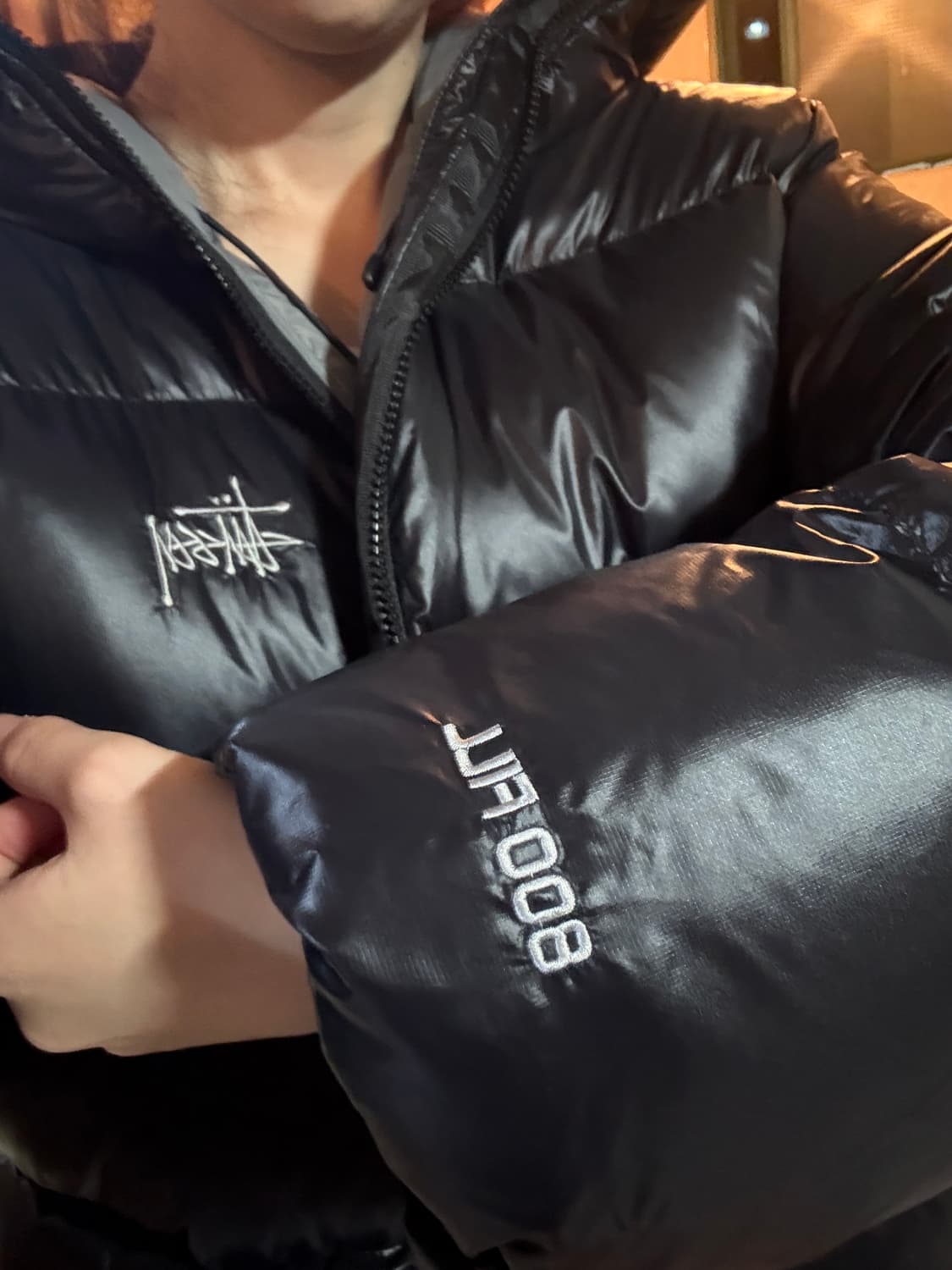 스투시 립스탑 패딩L 상품이미지3