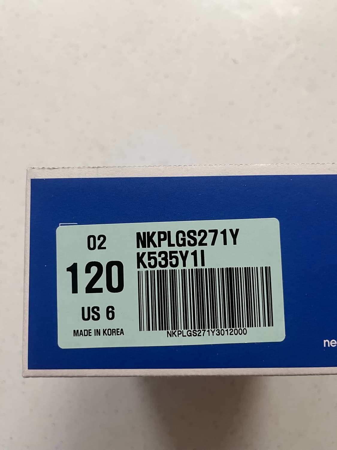 (120mm)프리들엑스 뉴발란스 프리들X 샌들 소닉 블루 새제품 팝니다 상품이미지3