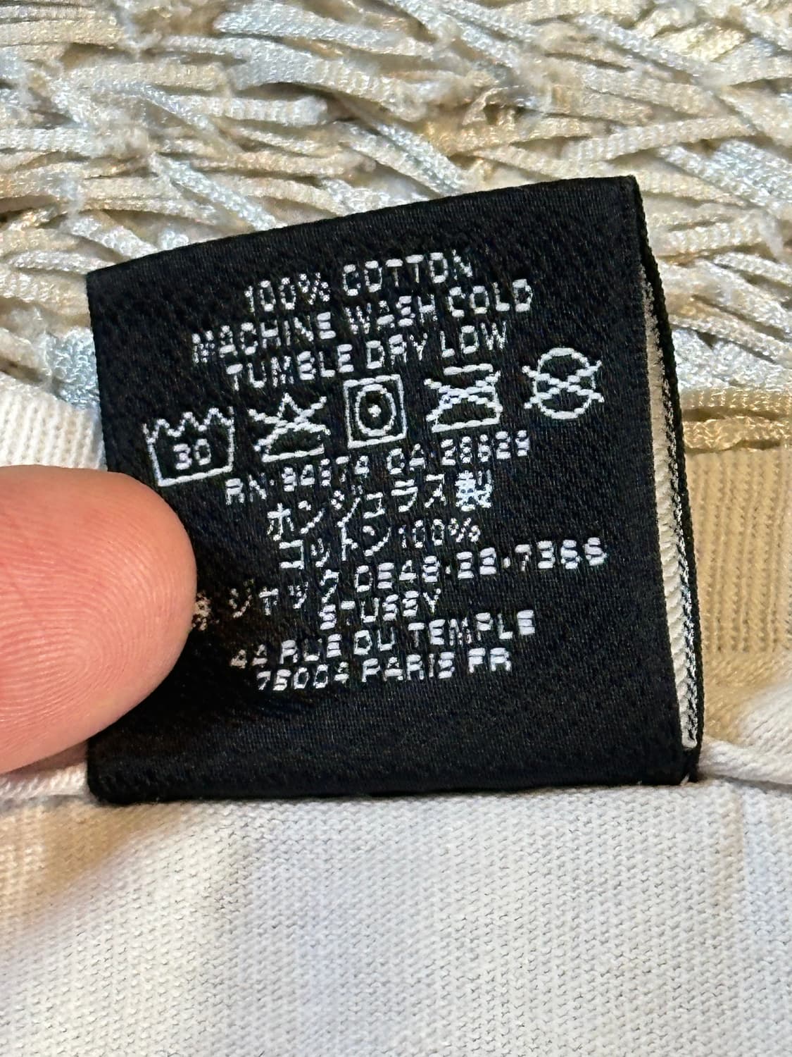 스투시 STUSSY 8볼 반팔 티셔츠 화이트 상품이미지7
