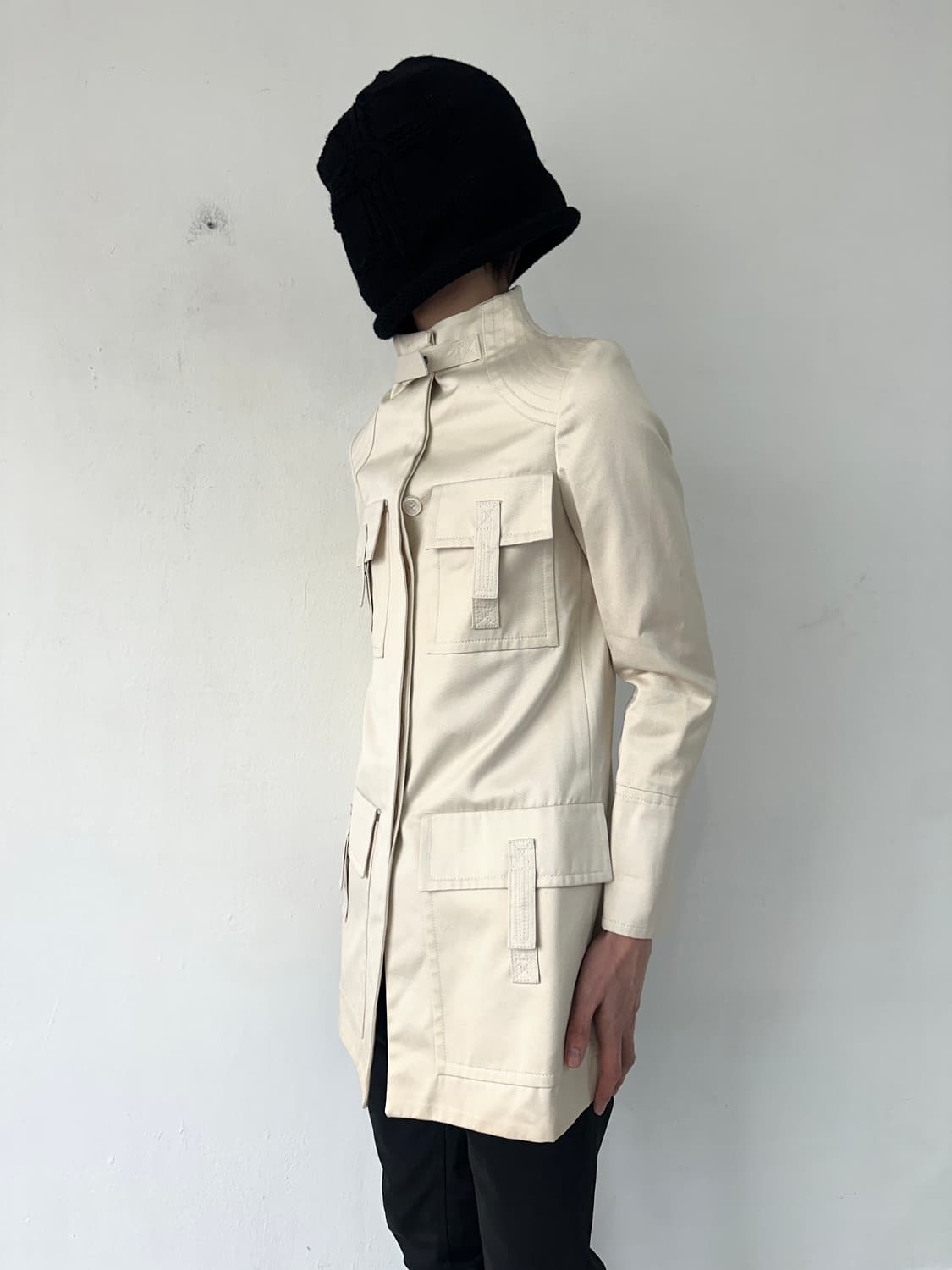 구찌 톰포드 2003 런웨이 멀티포켓 견장 롱자켓 상품이미지2