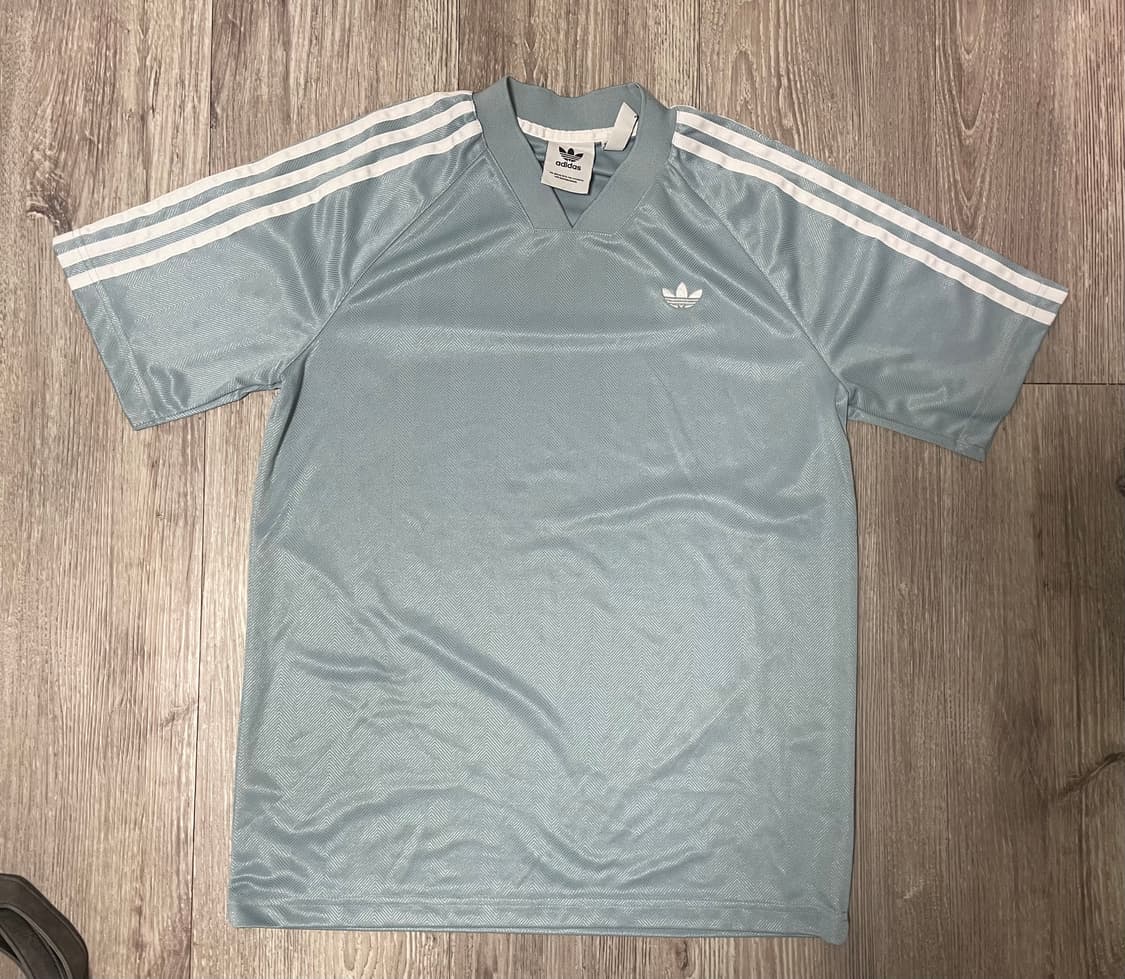 아디다스 헤링본 저지 반팔 HR9834 스카이블루90(s) 상품이미지1