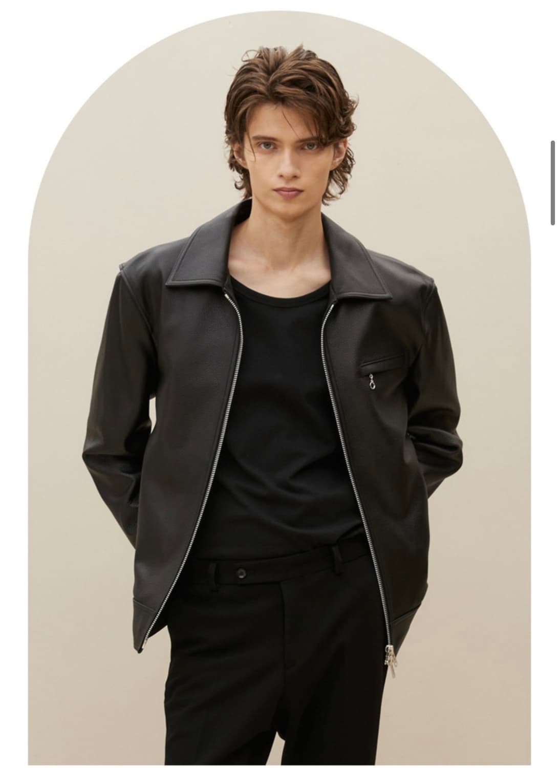 [정가 20만원] 스페로네 양가죽 레더 자켓 XL 상품이미지2