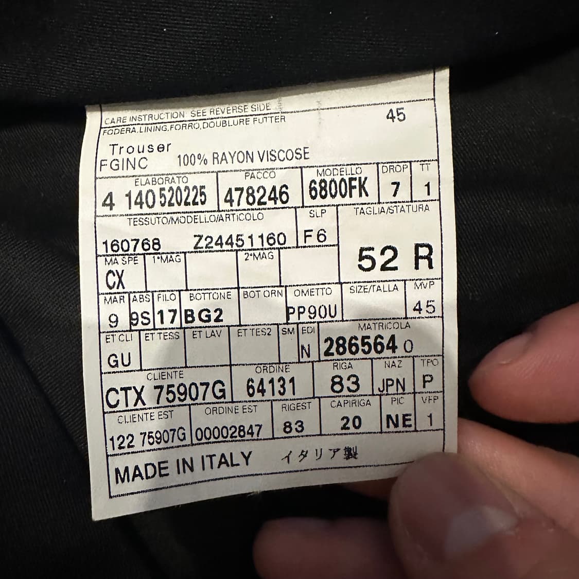 00s 구찌 Gucci 핀스트라이프 슬랙스 상품이미지6