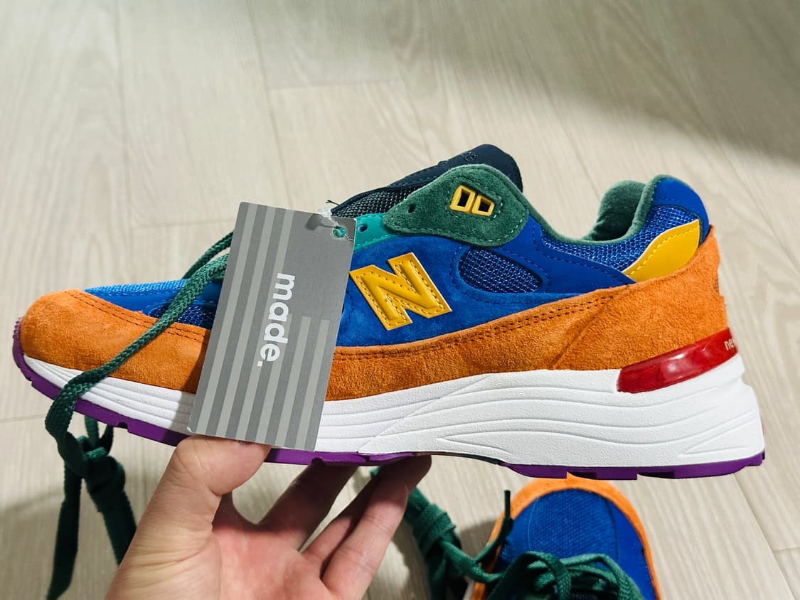 뉴발란스 992 메이드 인 USA 멀티컬러 (260사이즈) 상품이미지5