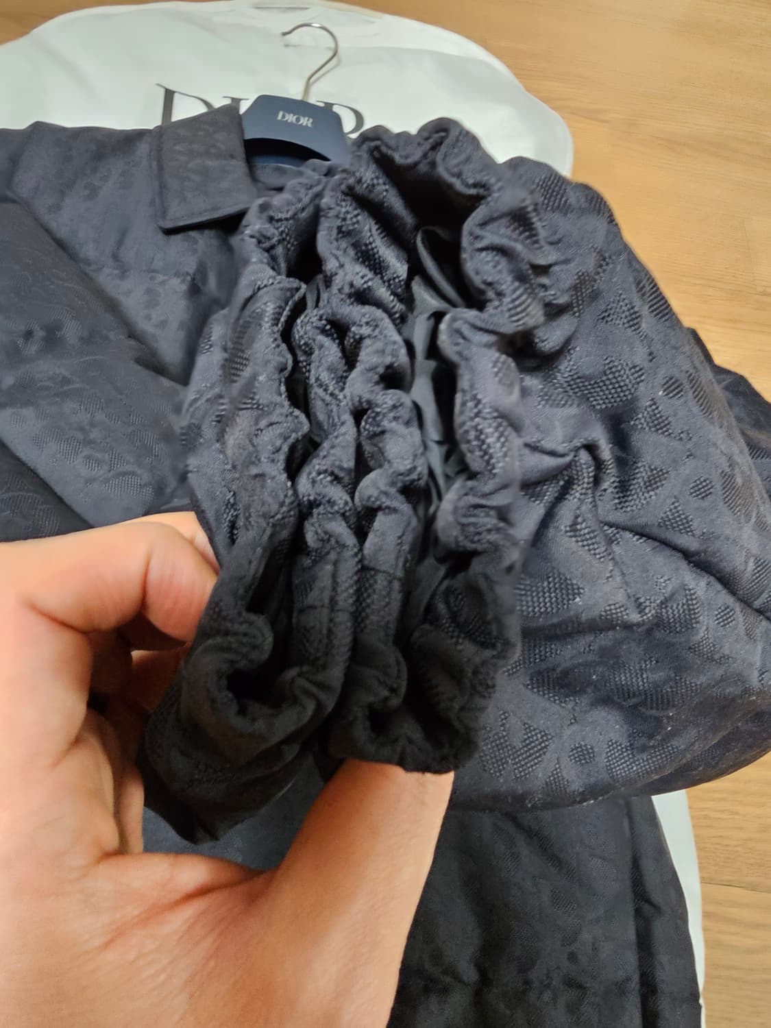 디올 오블리크 테크니컬 푸퍼 패딩 자켓 점퍼 블랙 50사이즈 (새상품) 상품이미지9