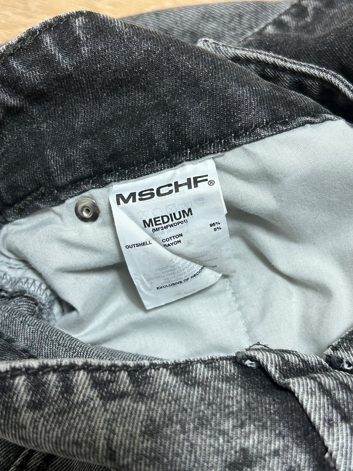 미스치프 WASHED SLOUCHY JEANS 상품이미지5