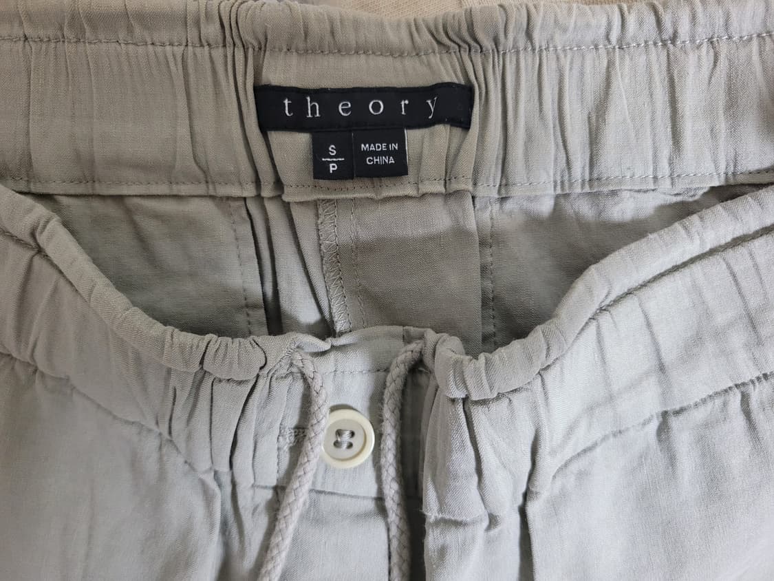 띠어리 린넨 밴팅 슬랙스 상품이미지5