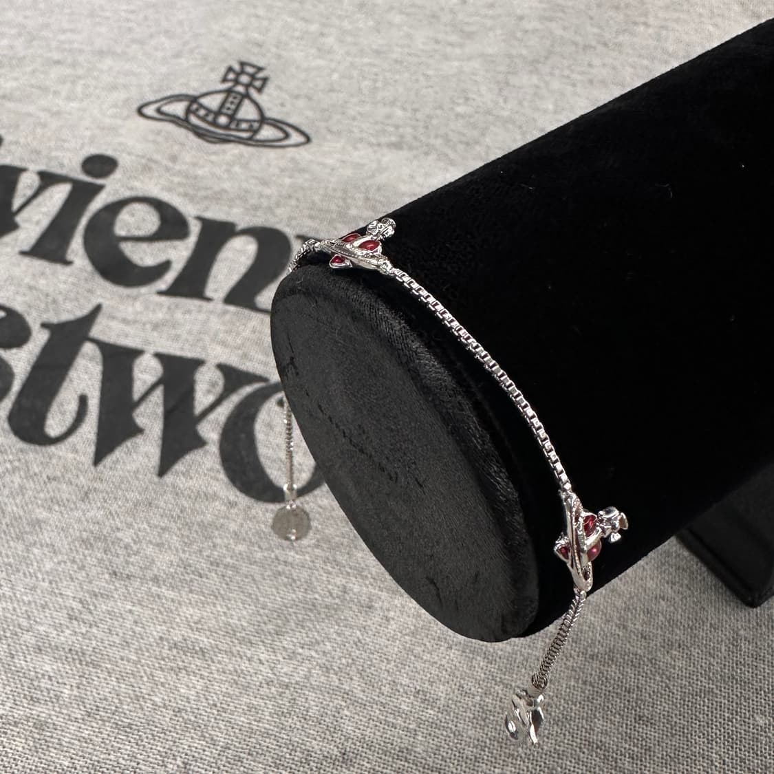 비비안웨스트우드 나노 디아망떼 하트 체인 팔찌 상품이미지1